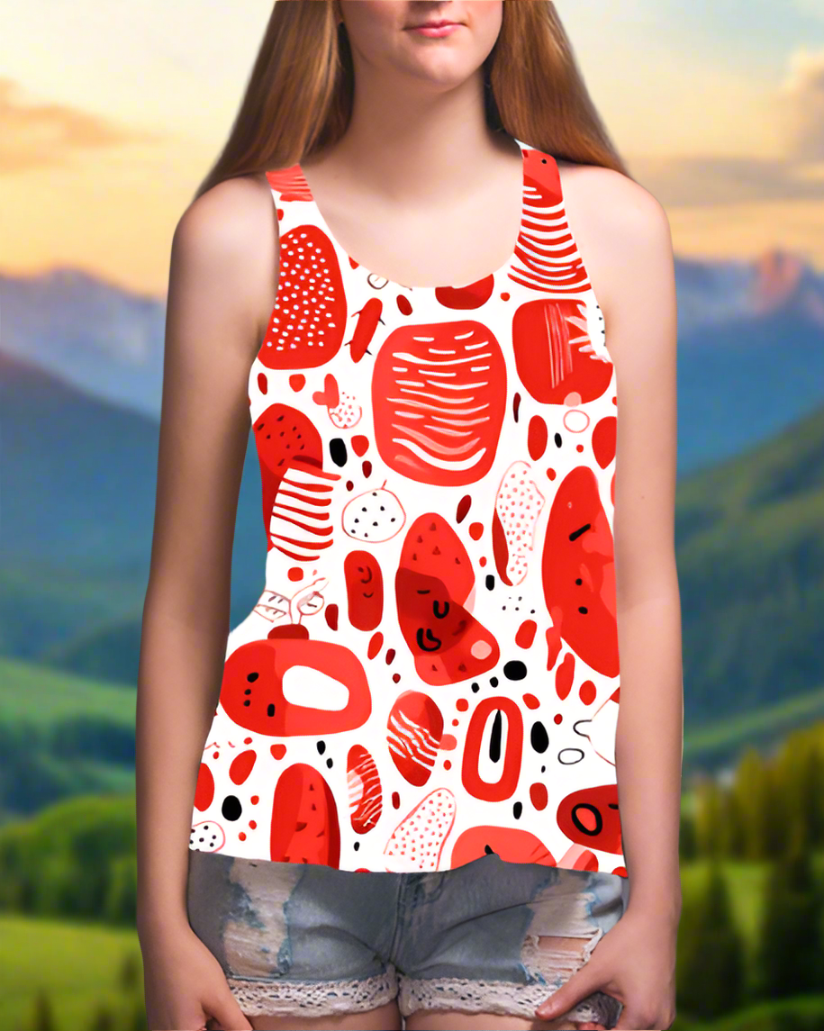 Female AOP Womens Tank Top