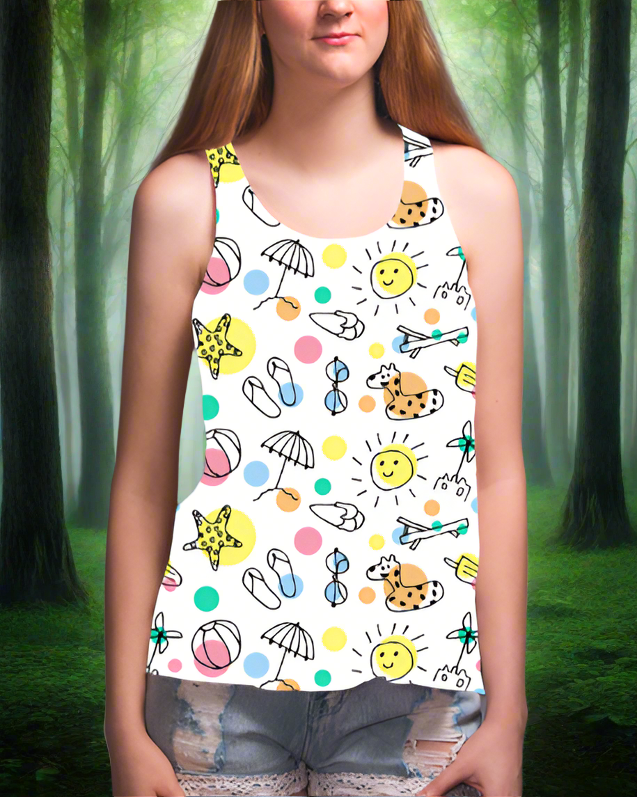 Female AOP Womens Tank Top