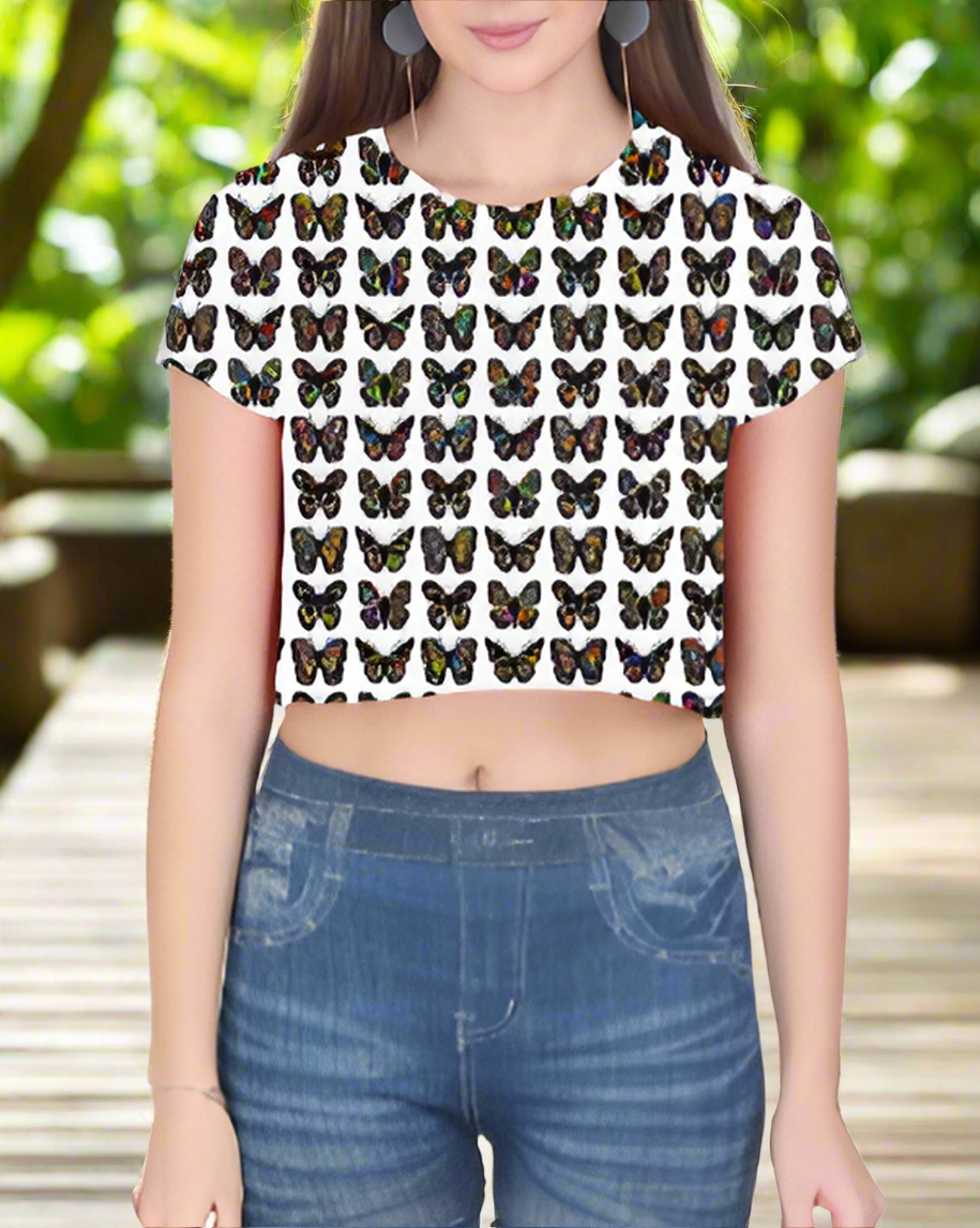 Female AOP Female Crop Top