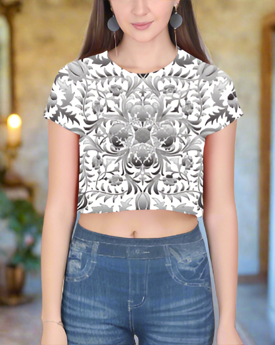 Female AOP Female Crop Top