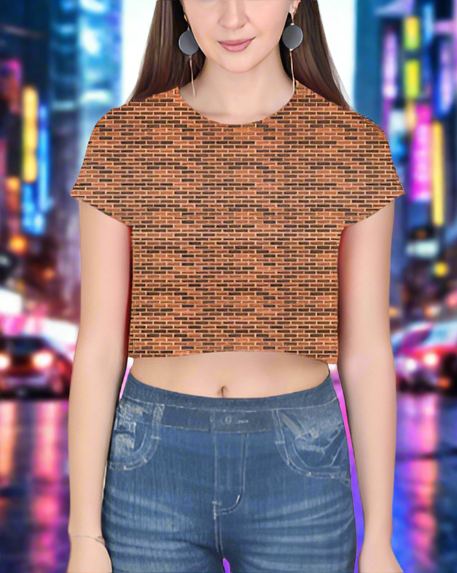 Female AOP Female Crop Top