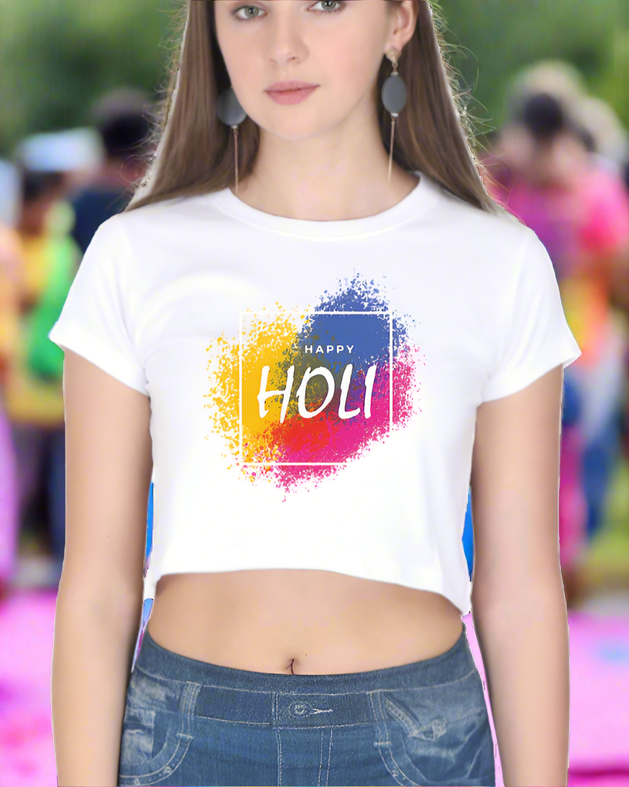 Holi_Female Crop Top