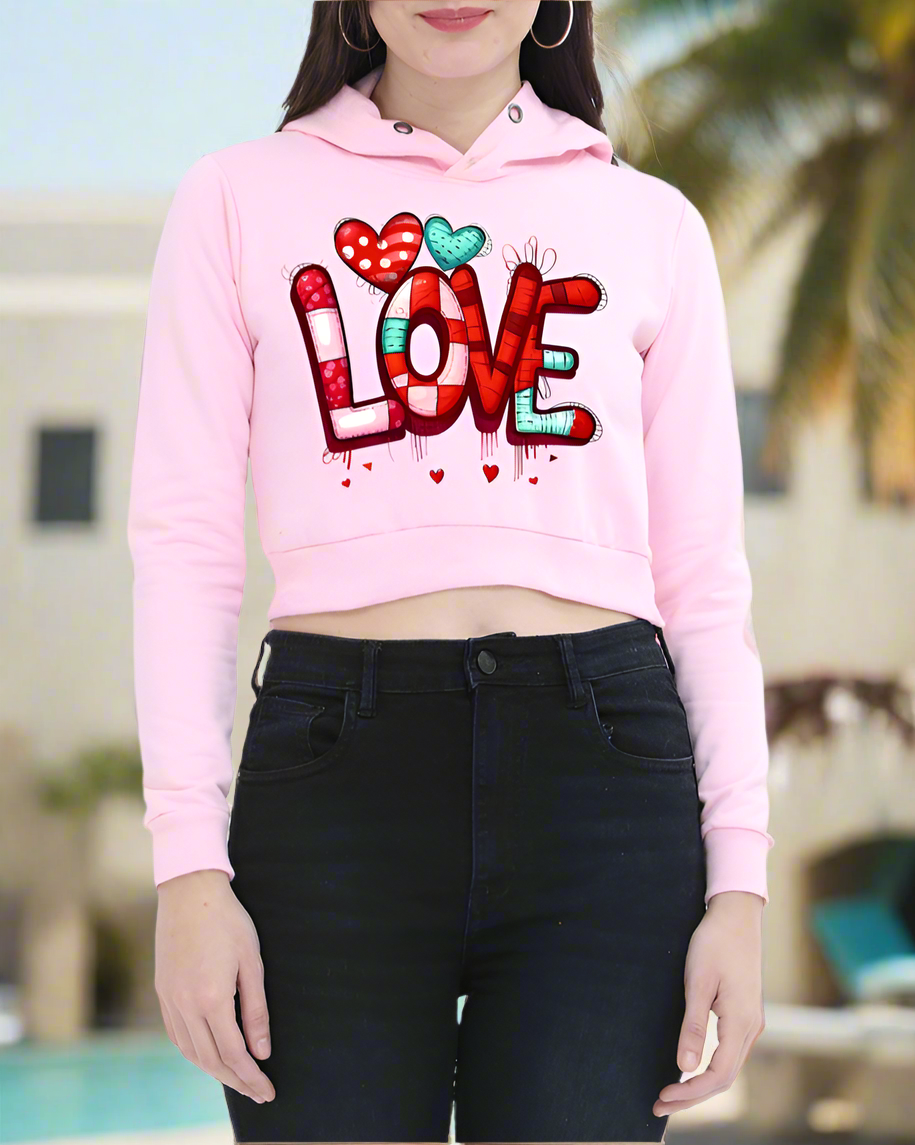 Female Crop Hoodies